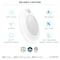 Luxrite 4 Inch Motion Sensor LED Flush Mount Light 3 CCT Selectable 3000K-5000K 10W 600LM 30s Timeout 4-Pack LR23832-4PK - alternate 3